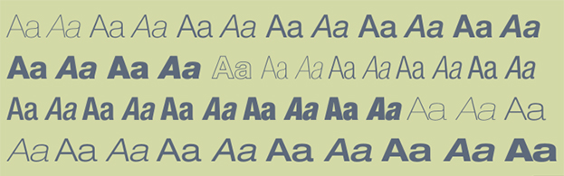 Familia tipográfica Helvetica Neue LT Std